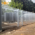 galvanized steel angle iron palisade fencing prices